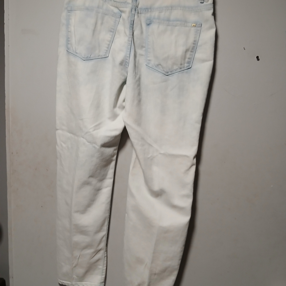 Nicki Minaj Ladies Light Blue Distressed Jeans. Size 13/14 - Picture 8 of 13